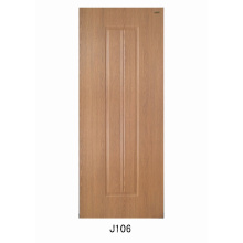 Panel de puerta de piel de puerta interior de PVC de color